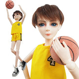 EVA BJD 1/3 BJD Doll Sport Style 56cm 22inch Ball Jointed Doll Basketball Player Boy SD Doll Full Set + Makeup + Accessories