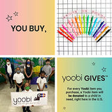 Yoobi | Spiral Notebooks | Variety 6 Pack in Fun Ice Cream, Palm Leaves & Flamingo Patterns | 1 Subject | 100 College Ruled Sheets | 3 Hole Punched and Perforated | 8" x 10.5" Paper | Pack of 6