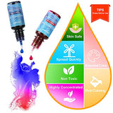 Alcohol Ink Set for Epoxy Resin - 20 Bottles Vibrant Alcohol-Based Inks for Resin Petri Dish, Concentrated Alcohol Paints Color Dye for Resin Crafts Art, Tumbler Cup Making, Painting, Each 10ml