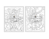 Fairy Life Coloring Book: An Adult Coloring Book Featuring Beautiful Fairies, Magical Fantasy Scenes and Relaxing Animal and Nature Patterns