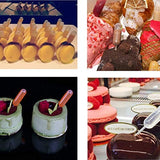 Dessert Pipettes 4ml, 60PCS Plastic Squeeze Transfer Pipettes Dropper Liquid Injector for Cupcake Strawberries