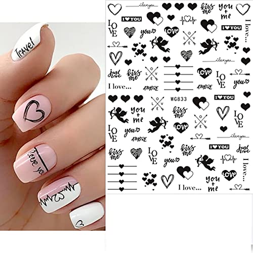 27 Pretty Nail Art Designs for Valentine's Day - Page 2 of 3 - StayGlam | Nail  designs valentines, Nail designs glitter, Gel nails