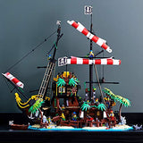 LEGO Ideas Pirates of Barracuda Bay 21322 Building Kit, Cool Pirate Shipwreck Model with Pirate Action Figures for Play and Display, Makes a Great Birthday (2,545 Pieces)