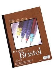 Strathmore 476-12-1 400 Artist Quality Bristol Drawing Board with Hot Press Plate Finish,