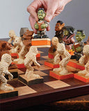 Woodcarving a Halloween Chess Set: Patterns and Instructions for Caricature Carving (Fox Chapel Publishing) Dracula King, Frankenstein Bishop, Werewolf Knight, Witch Queen, Spooky Mummy Pawns, & More