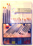 US Art Supply 15 Piece Multi-Purpose Brush Set