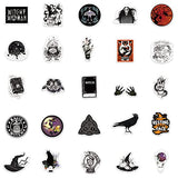 Witch Stickers 54PCS Magic Vintage Aesthetic Waterproof Vinyl Laptop Witchy Witch Hat Astrology Decors for Cars Bike Case Water Bottle Laptop Magic Book for Children