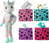 Barbie Cutie Reveal Fantasy Series Doll with Unicorn -Plush Costume & 10 Surprises Including Mini Pet & Color Change, Gift for Kids 3 Years & Older