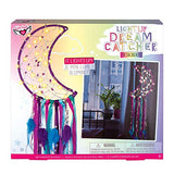 Fashion Angels Light-Up Dreamcatcher Design Kit - Moon Design, Comes with LED Fairy String Lights, DIY Dream Catcher Kit for Kids 8 and Up