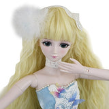 Blue Butterfly BJD Doll 1/3 SD Doll Dolls 22inch 56cm Joint Ball Jointed Dolls Full Set