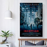 Nuisx Inception Classic Movie Movie Poster Printing Posters The Fine Arts Canvas Art Prints Poster Bedroom Wall Mural Modern Family Home Decor 12x18inch(30x45cm)