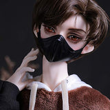 ZDD BJD Doll 1/3 Ball Mechanical Jointed Doll with Full Set of Clothes Coat Shoes Hair Socks Pants Accessories, Height 26In for Boy's and Girl Toy