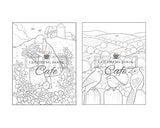 Spring Scenes: An Adult Coloring Book Featuring Beautiful Spring Scenes, Cute Animals and Relaxing Country Landscapes (Four Seasons Coloring Books)