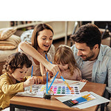 AROIC Watercolor Paint Set, with a Watercolor Paint, 36 Color，and a Package of 10 Brushes of Different Sizes, The Best Gift for Beginners, Children and Art Lovers.