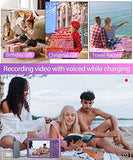 UIKICON Digital Camera, Full HD 4K 48MP Vlogging YouTube Cameras with 2.8" Screens 16X Digital Zoom Point and Shoot Digital Cameras Purple