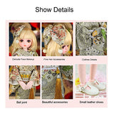 OIIAJEFSR Customized 1/6 Bjd Doll Ball Jointed Sd Dolls Joints Move DIY Doll + Makeup + Wig Best Gift for Girls