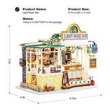 Rolife DIY Miniatures Dollhouse Kits for Adult to Build 1:24 Scale Tiny House Model Birthday Gift for Family and Friends