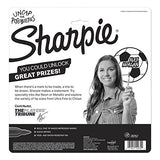 Sharpie Permanent Markers, Fine Point, Alex Morgan Special Edition, Assorted Electro Pop Colors, 24