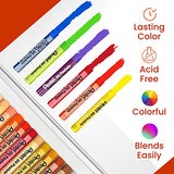 Pentel Oil Pastels 50 Colors Soft oil Pastels, Oil Pastels for Artists and Kids, Oil Crayons and Oil Pastel Paper Pad 9"x12" Spiral Bound 30 Sheets, Oil Pastels Art Supplies