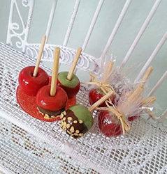 1:12 Dollhouse Halloween miniature caramelized apples