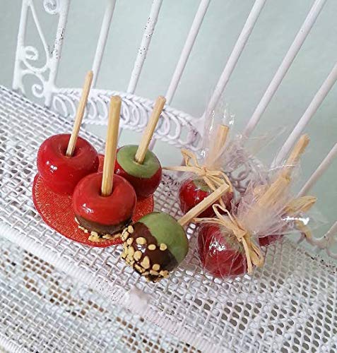 1:12 Dollhouse Halloween miniature caramelized apples