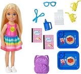 Barbie Club Chelsea Doll and School Playset, 6-inch Blonde, with Accessories, Gift for 3 to 7 Year Olds