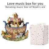 LOVE FOR YOU Noah's Ark Music box Christian Bible Stories for Home Decor ornaments Birthday Gift Baptism gift