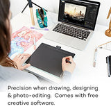 Wacom Intuos Drawing Tablet, with Free Creative Software Download, 7.9"x 6.3", Black (CTL4100)