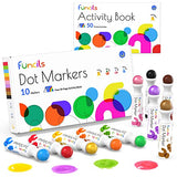 Funcils 8 Washable Marker and 10 Dot Marker Bundle