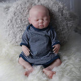 Baby Doll 16 in, Reborn Baby Dolls, Not Vinyl Dolls, Realistic Soft Silicone Newborn Baby Doll, Real Full Body Silicone Reborn Baby Dolls (Standard -Bald-Girl)
