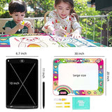 LCD Writing Tablet for Kids 10 Inch Drawing Tablet with Colorful Screen Erasable and Reusable Doodle Board with a Water Doodle mat Digital Writing Tablet Gift for Boys Ages 3+