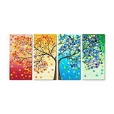 Awakingdemi 5D DIY Full Diamond Painting Colorful Tree Embroidery Paint Cross Stitch Craft for Wall Decoration Home Decor 35X18inch