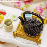 Odoria 1:12 Miniature Teapot Tea Kettle Dollhouse Kitchen Food Accessories