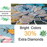 Zimal 5D DIY Diamond Embroidery Dragon Phoenix Picture Diamond Painting Cross Stitch Mosaic Painting Rhinestone Wall Sticker Beadwork 11.8 x 15.8 Inch