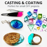 Piccassio UV Resin - Upgraded 200g Ultra Clear Hard Type UV Resin - Rapid Curing Craft Resin - Make DIY Jewelry, Keychains, Earrings, Clear-Cast Parts in Minutes - Cure with UV Lamp and Sunlight