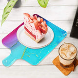 Luckgy Resin Silicone Tray Molds for Epoxy Resin, DIY Resin Serving Board, Resin Serving Tray, Great for Home Decoration, Resin Ocean Wave Painting Art