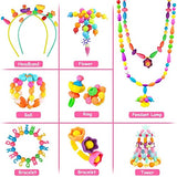 Pop Beads - 700+Pcs DIY Jewelry Making Kit for Toddlers Girls 3, 4, 5, 6, 7 ,8 Year Old, Kids Pop Snap Beads Set Art & Crafts Creativity Toys for Girls (X-Large)