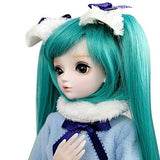 EVA BJD 1/3 SD Doll 60cm 24" Japanese Pop Singer Ball Jointed BJD Dolls Handmade Makeup and Set