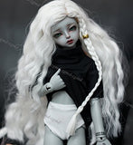 Zgmd 1/4 BJD Doll BJD Dolls Ball Jointed Doll Big Eyes Girl Grey Skin Free Eyes With Face Make Up