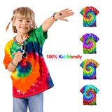 Tie Dye Powder, DIY Tie Dye Kit, All-in-1 DIY Fashion Dye Kit,12 Colors Fabric Dye Kit for Kids, Adults and Groups, Non-Toxic Tie Dye Supplies for Party, Perfect Thanksgiving Christmas Birthday Gift