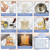 DIY Scented Gel Wax Candle Making Kit,Arts and Crafts Kits for Adults and Teens Including Gel Wax,Candle Making Pot,Fragrance Oil,Glass Candle Jar,Dried Flowers,Candle Wicks and More-Full Gel Wax Kit