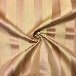 Jacquard Damask Stripe Brocade Fabric 118'' Wide (Pink / Gold)