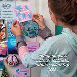 Craft-tastic – DIY Wall Collage – Craft Kit – Personalize Your Space with Inspiring Quotes, Pre-cut Designs & Pictures (Includes wall-safe tape)