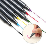 ARTISTORE Dual Brush Pen Art Markers- 48-Colors - Dual TIP Brush Pens Watercolor Markers - (Set of 48)