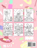 Pastel Goth Chibi Girl Kawaii And Creepy Coloring Book: Drawings For Coloring Of Kawaii Horror, Chibi Girls, Creepy Chibi, Cute For Teens And Adults