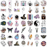 Boho Witchy Stickers 100PCS Witch Sticker Packs,Cool,Witchy,Crystal Stickers,Astrology,Tarot,Goth Stickers,Sticker Packs for Adults/Teens Gifts