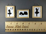 Miniature Dollhouse Picture Frame, 1/6 Handmade Wall Hanging Framed Canvas