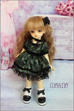 Free Gift /BJD DOLL Clothes 1/6 MSD DD BJD Retro Dinner Dress Skirt Suit Outfit / 5 Colors to Choose