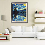 5D DIY Diamond Painting Van Gogh Starry Night 16X20 inches Full Round Drill Rhinestone Embroidery for Wall Decoration