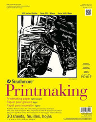 Strathmore Printmaking Paper Pad 11"X14"-30 Sheets